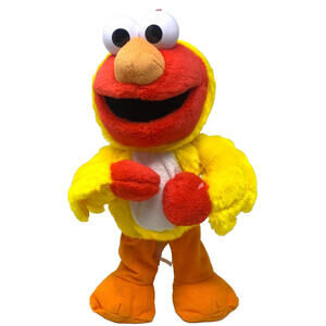 Sesame Street Chicken Dance Elmo 2024 Sings Tested & Works 12"